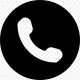 Sticker png mobile logo mobile phones telephone telephone call handset black white symbol